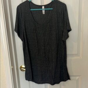 LuLaRoe Black Oversized Relaxed T-Shirt